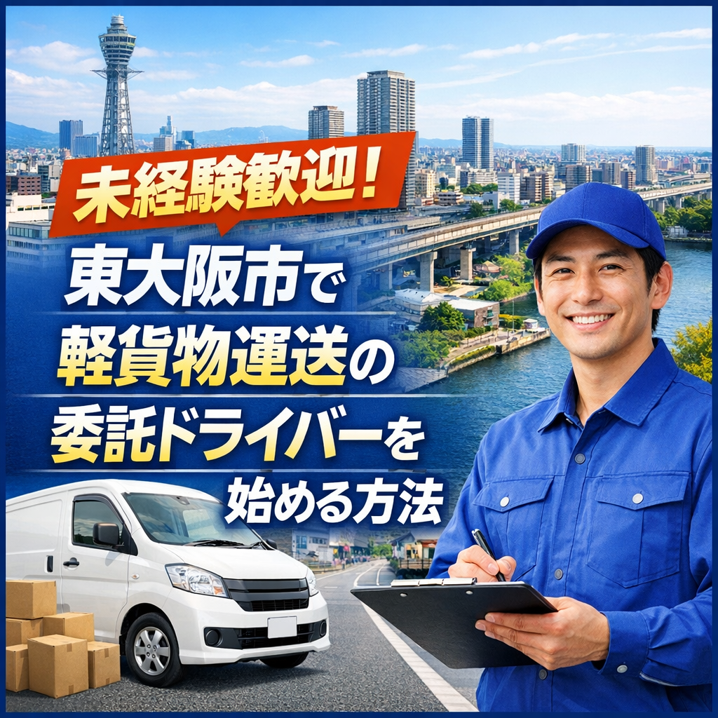 未経験歓迎！東大阪市で軽貨物運送の委託ドライバーを始める方法