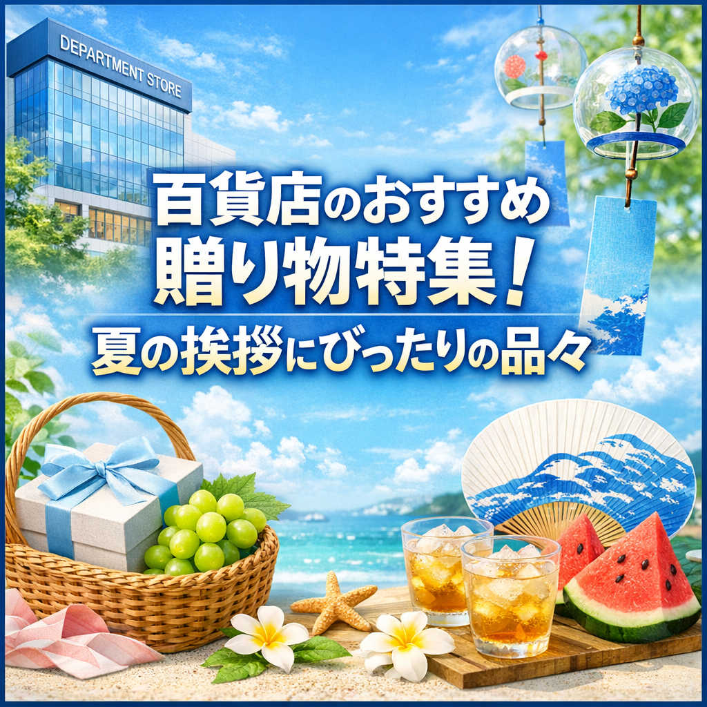 百貨店のおすすめ贈り物特集!夏の挨拶にぴったりの品々
